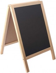 51KMTNDWmHL. AC SX679 1693684949 Wooden Double Sided Chalkboard